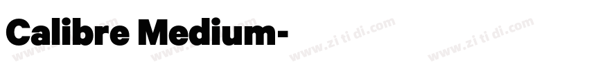 Calibre Medium字体转换